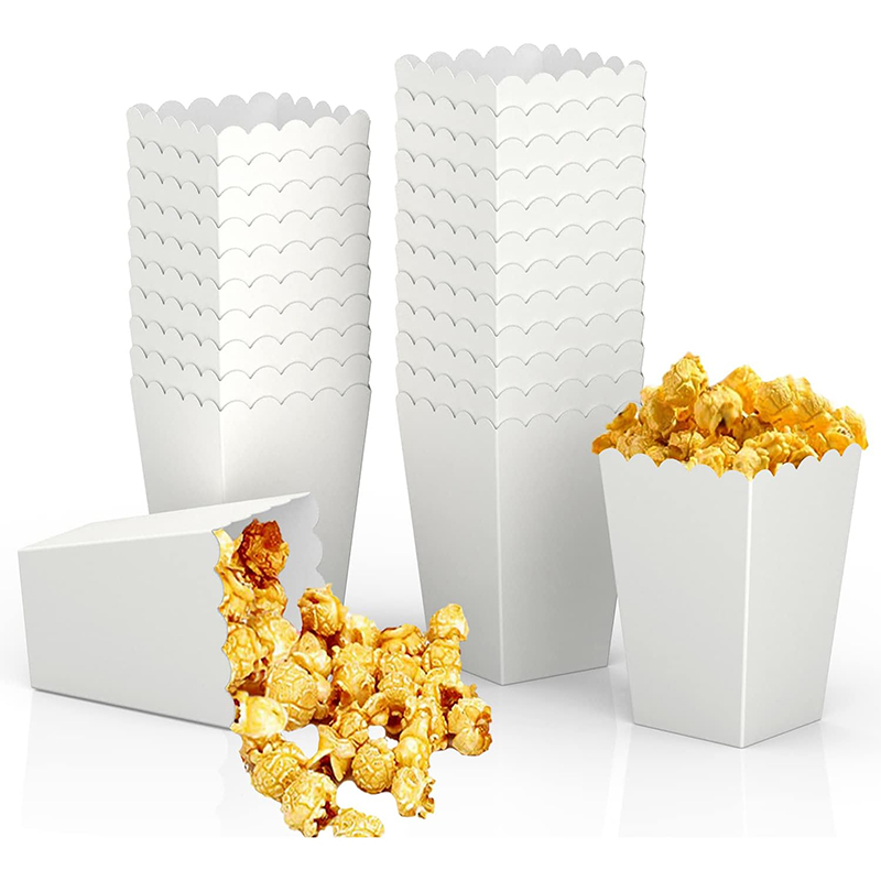 Food Snacks For Kids - 12pcs Paper Candy Cartons Popcorn Box