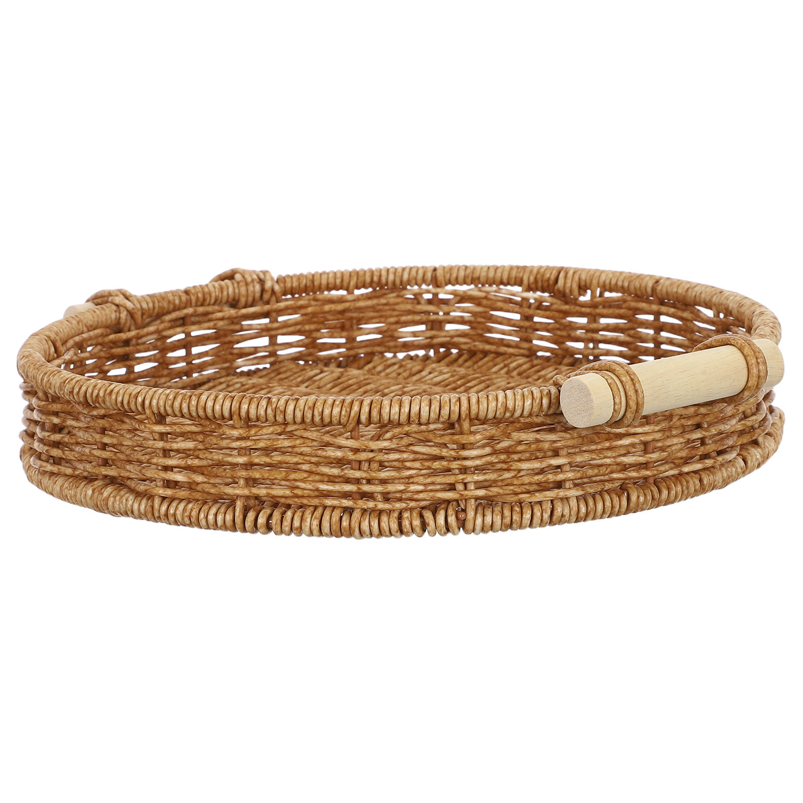 Imitation Rattan Bread Basket  - Food Snacks Basket review and price