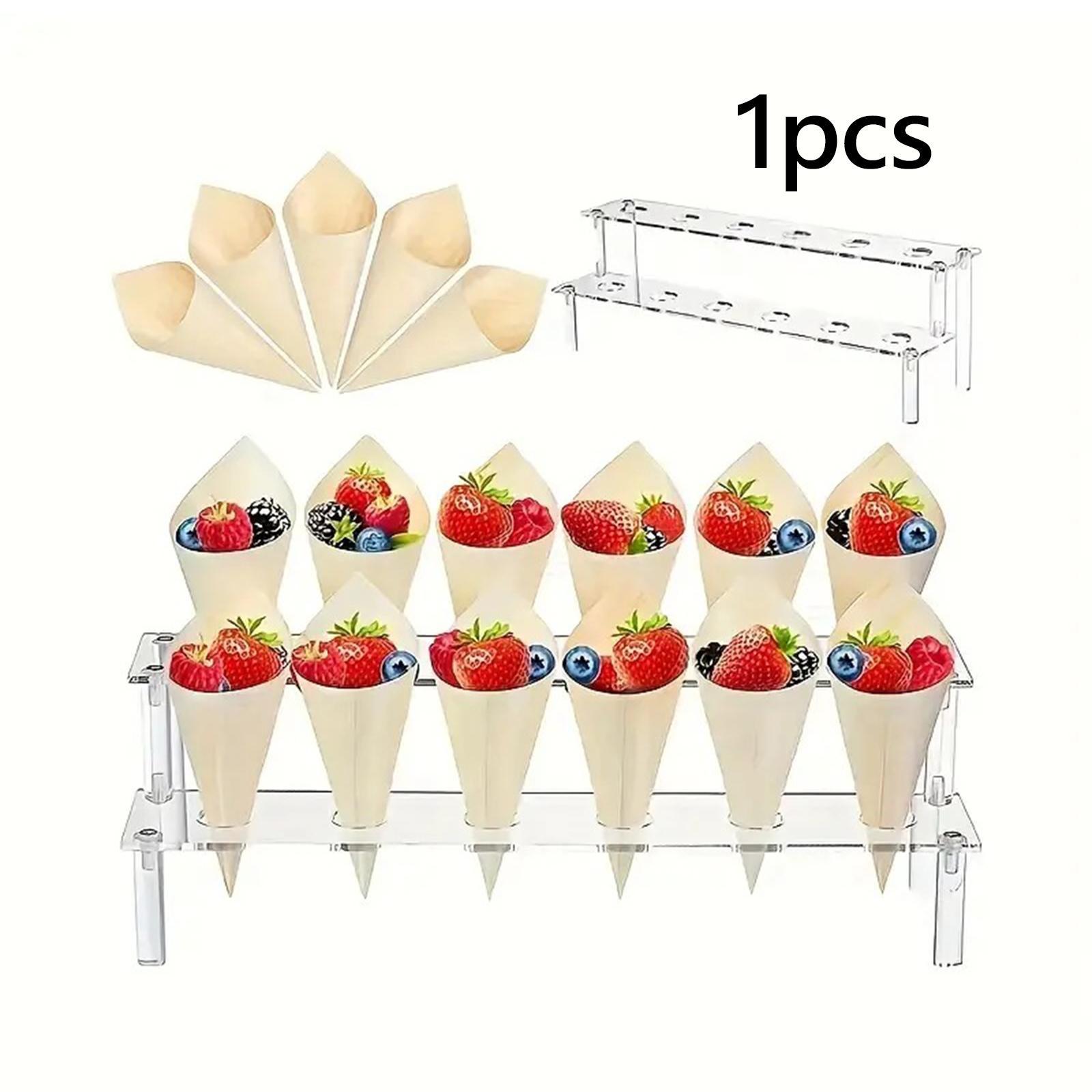 Ice Cream Cone Holder Snack Tr - Food Snacks For Baby Shower review and price