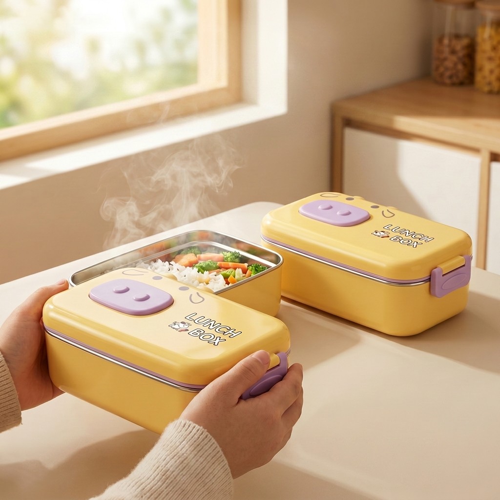 304 Stainless Steel Bento Box  - Food Snacks For Kids review and price