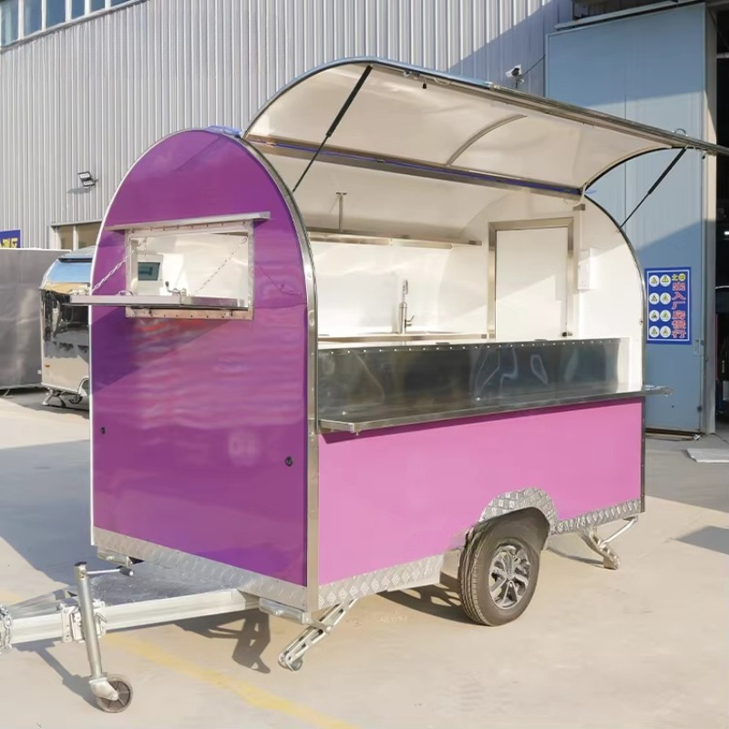 Outdoor Street Fast Food Stall - Food Truck With Snacks review and price