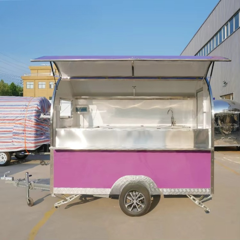 Outdoor Street Fast Food Stall - Food Truck With Snacks review and price