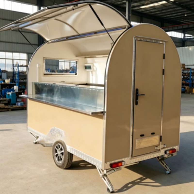 Outdoor Street Fast Food Stall - Food Truck With Snacks review and price