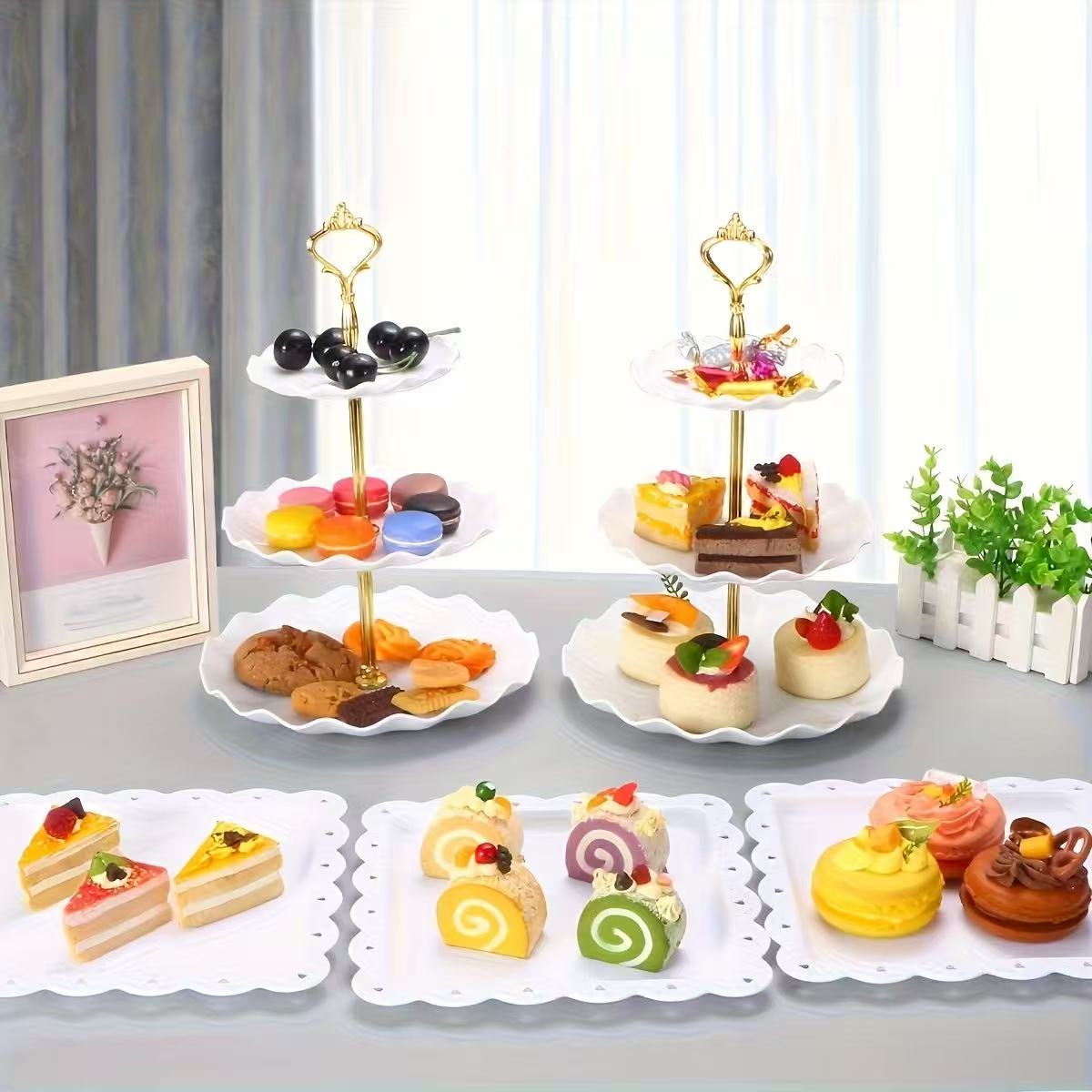 1/3/4/5PCS Decorative Food Tra - Food Snacks For Baby Shower review and price