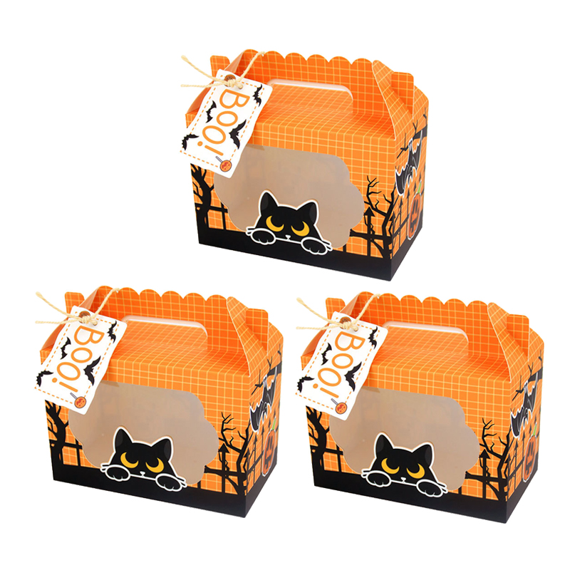 3/6pcs Ghost Pumpkin Cat Candy - Food Snacks For Kids review and price