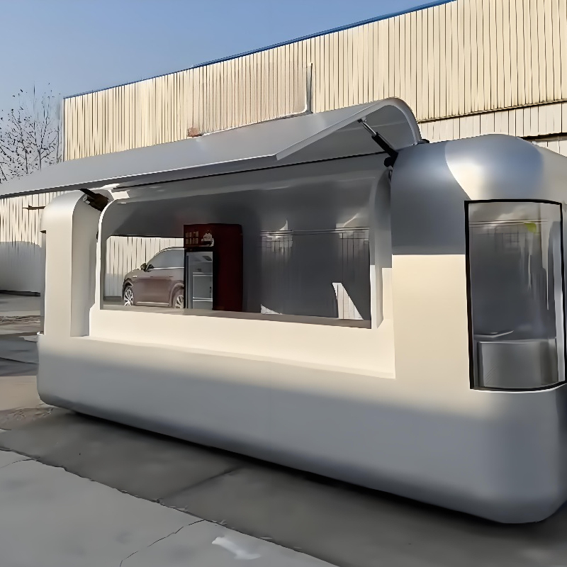 Round Movable Food Trailer Por - Food Truck With Snacks review and price
