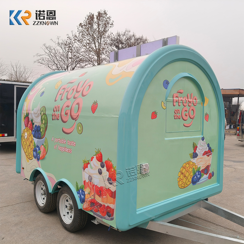 Custom Food Trailer Mobile Kit - Food Truck With Snacks review and price