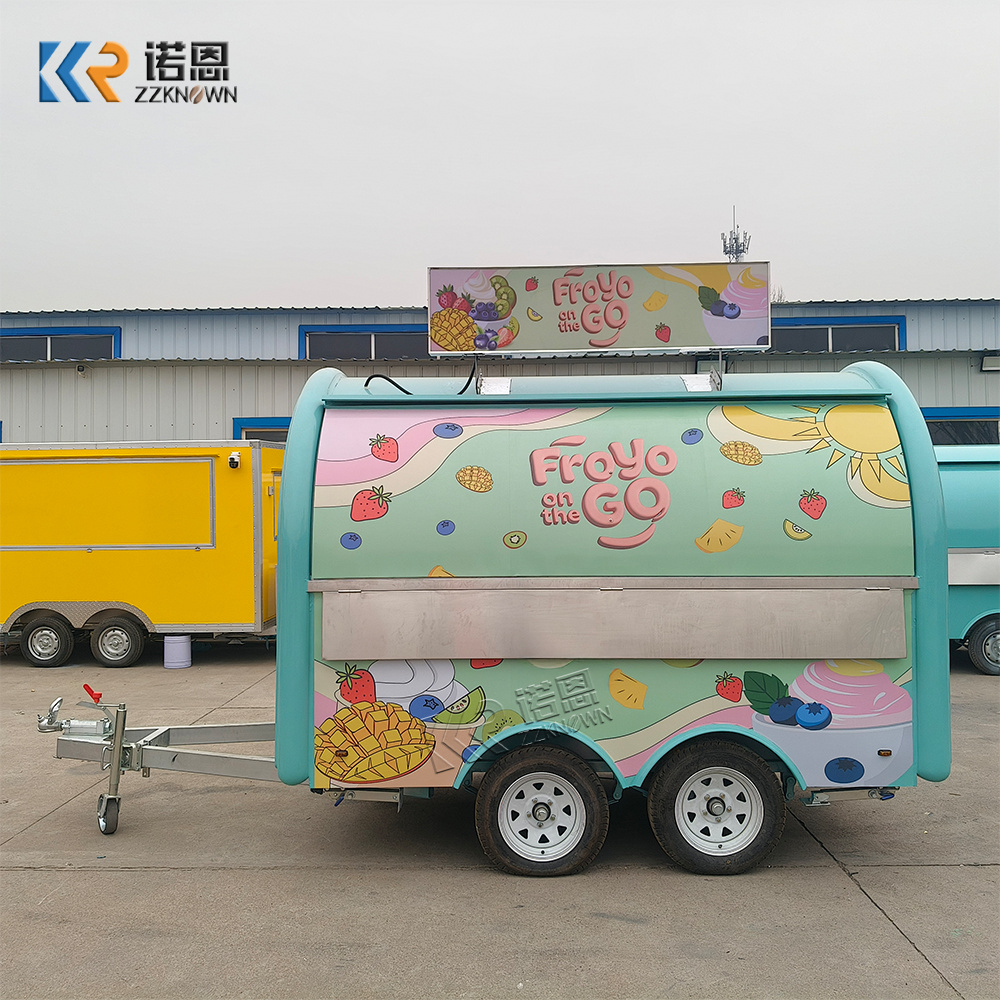 Custom Food Trailer Mobile Kit - Food Truck With Snacks review and price